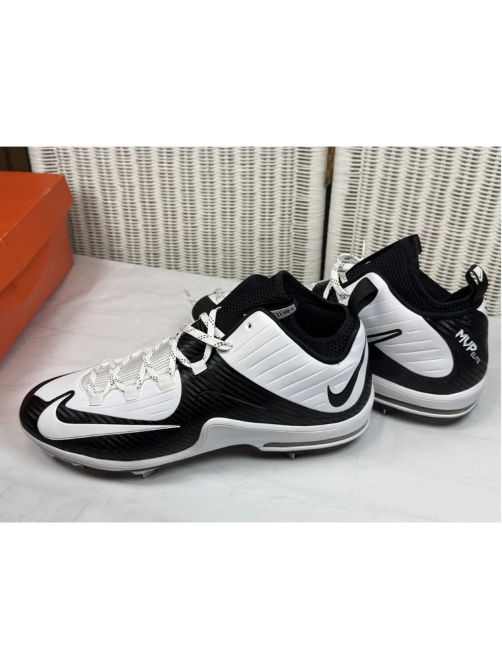 Nike Air Max MVP Elite 2 - 3/4 Metal Baseball Cleats Size 14- 684687-110 - New